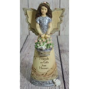 Elements Friends Are Gifts From Heaven Angel Figurine 6" 2007 New In Box